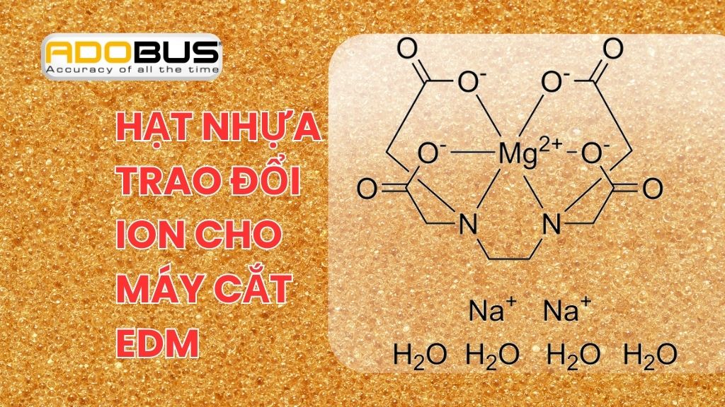 vai trò và ứng dụng của hạt trao đổi ion cho máy cắt dây EDM