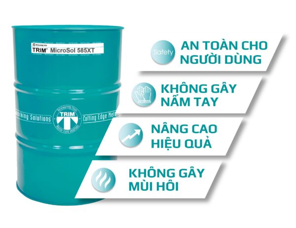 ưu điểm dầu cắt gọt 585xt