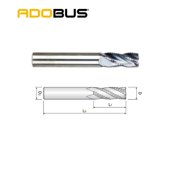 DAO PHAY THÔ ZF60 RĂNG CƯA 3~6F 30~50HRC WIDIN